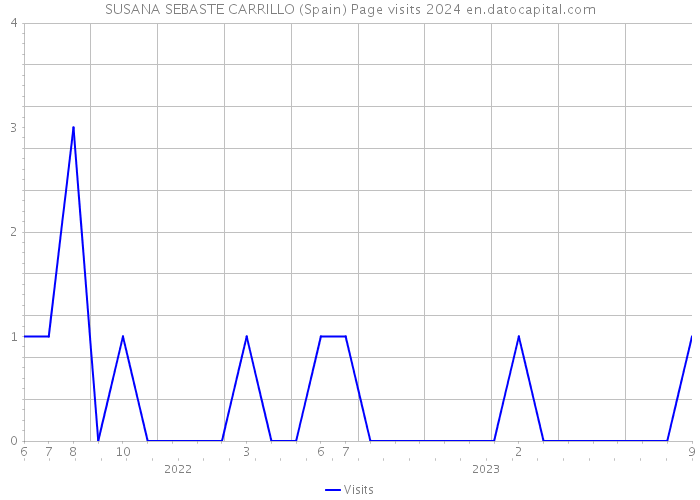 SUSANA SEBASTE CARRILLO (Spain) Page visits 2024 