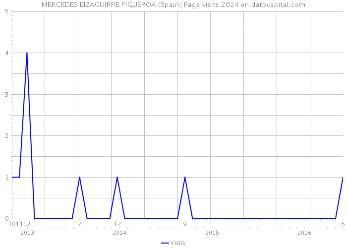 MERCEDES EIZAGUIRRE FIGUEROA (Spain) Page visits 2024 