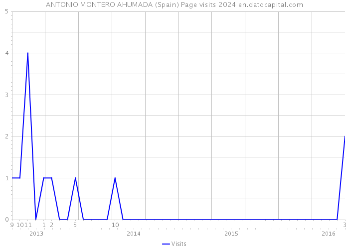 ANTONIO MONTERO AHUMADA (Spain) Page visits 2024 