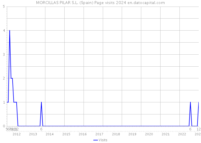 MORCILLAS PILAR S.L. (Spain) Page visits 2024 