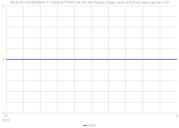  BOSLAN INGENIERIA Y CONSULTORIA SA-PAYM (Spain) Page visits 2024 