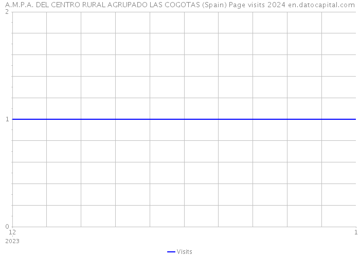 A.M.P.A. DEL CENTRO RURAL AGRUPADO LAS COGOTAS (Spain) Page visits 2024 