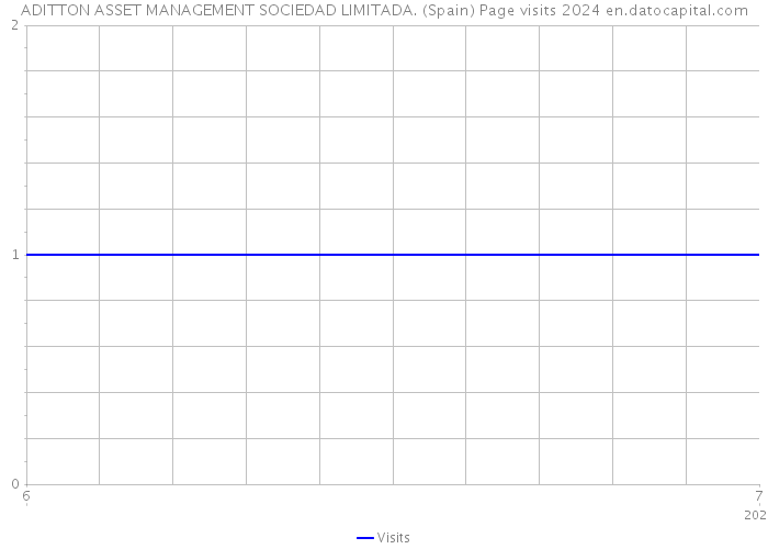 ADITTON ASSET MANAGEMENT SOCIEDAD LIMITADA. (Spain) Page visits 2024 