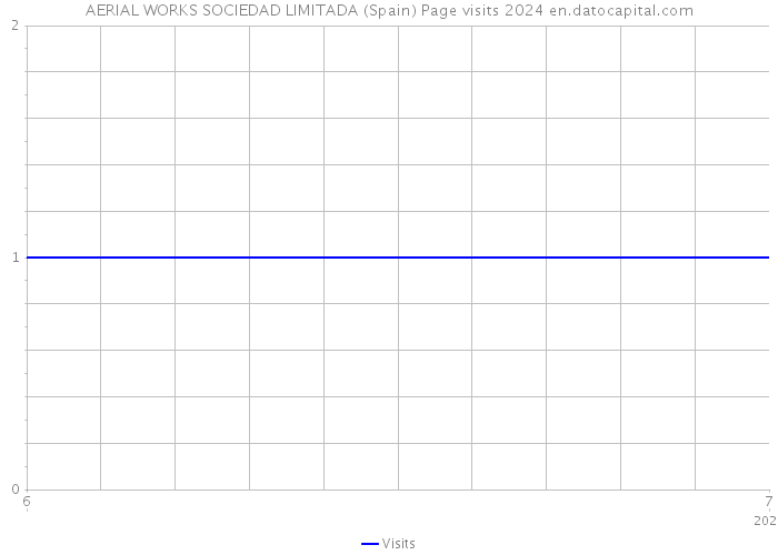 AERIAL WORKS SOCIEDAD LIMITADA (Spain) Page visits 2024 