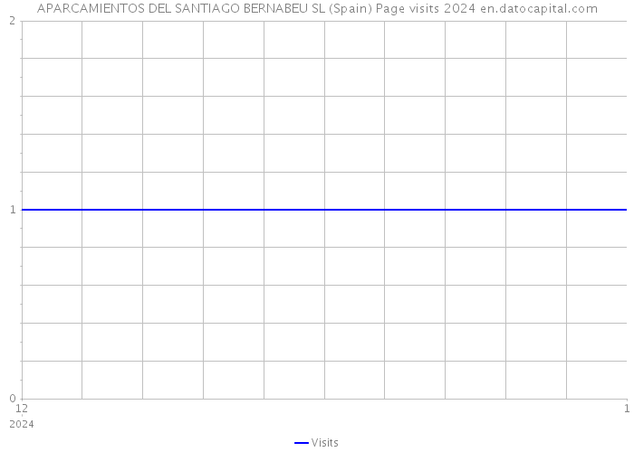 APARCAMIENTOS DEL SANTIAGO BERNABEU SL (Spain) Page visits 2024 