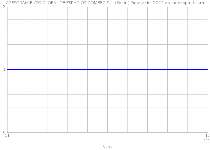 ASESORAMIENTO GLOBAL DE ESPACIOS COMERC S.L. (Spain) Page visits 2024 