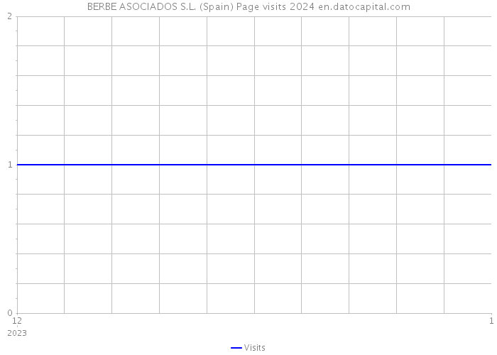 BERBE ASOCIADOS S.L. (Spain) Page visits 2024 