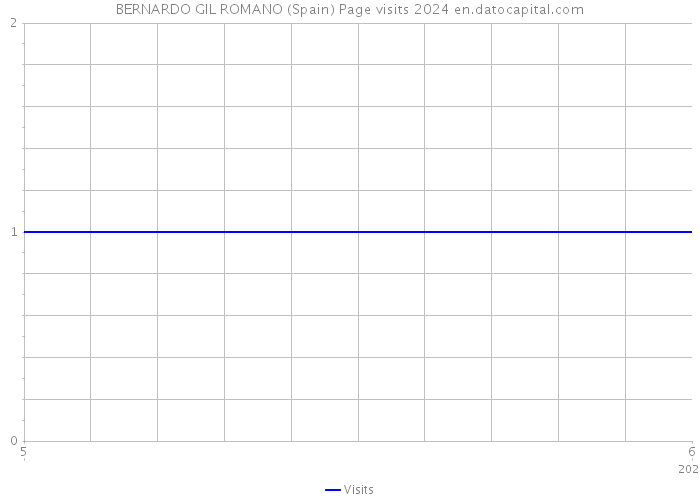 BERNARDO GIL ROMANO (Spain) Page visits 2024 