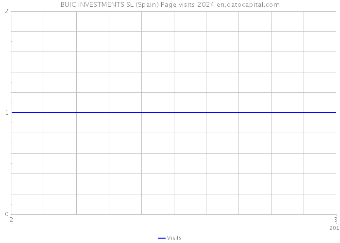 BUIC INVESTMENTS SL (Spain) Page visits 2024 