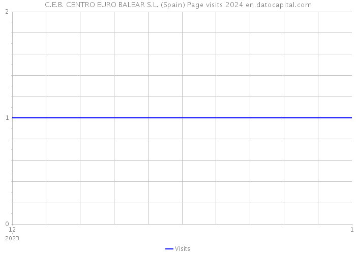 C.E.B. CENTRO EURO BALEAR S.L. (Spain) Page visits 2024 