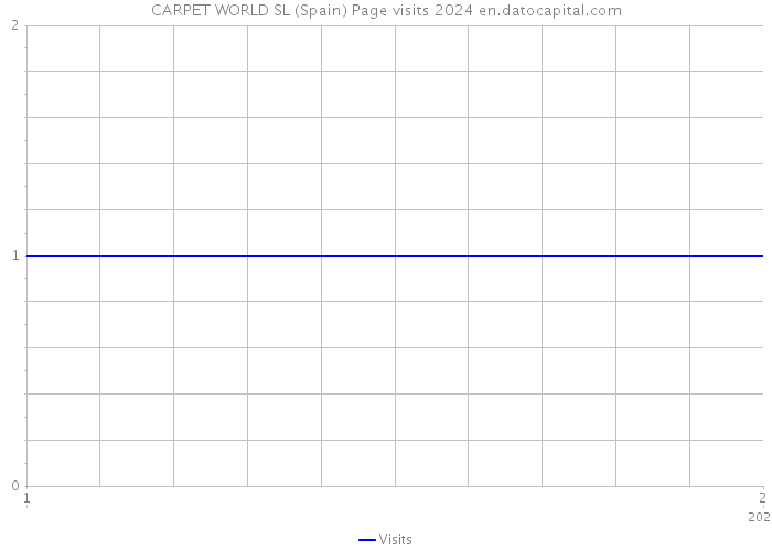CARPET WORLD SL (Spain) Page visits 2024 