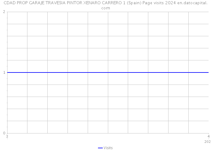CDAD PROP GARAJE TRAVESIA PINTOR XENARO CARRERO 1 (Spain) Page visits 2024 