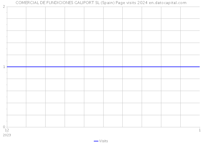 COMERCIAL DE FUNDICIONES GALIPORT SL (Spain) Page visits 2024 