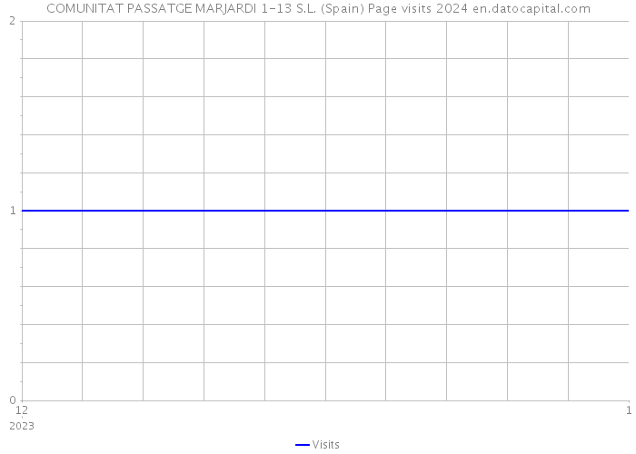 COMUNITAT PASSATGE MARJARDI 1-13 S.L. (Spain) Page visits 2024 