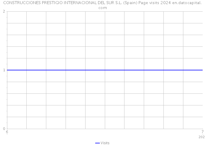 CONSTRUCCIONES PRESTIGIO INTERNACIONAL DEL SUR S.L. (Spain) Page visits 2024 