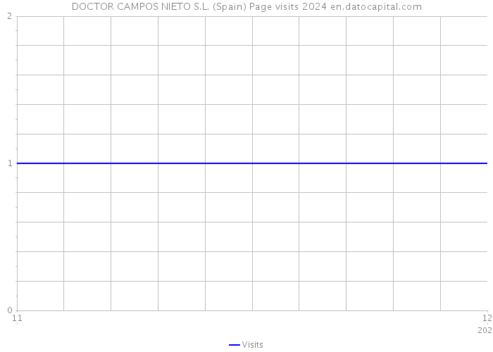 DOCTOR CAMPOS NIETO S.L. (Spain) Page visits 2024 