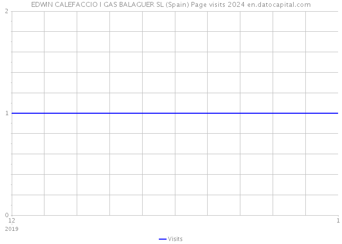 EDWIN CALEFACCIO I GAS BALAGUER SL (Spain) Page visits 2024 