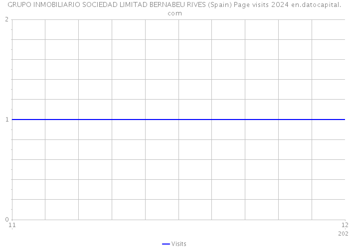 GRUPO INMOBILIARIO SOCIEDAD LIMITAD BERNABEU RIVES (Spain) Page visits 2024 