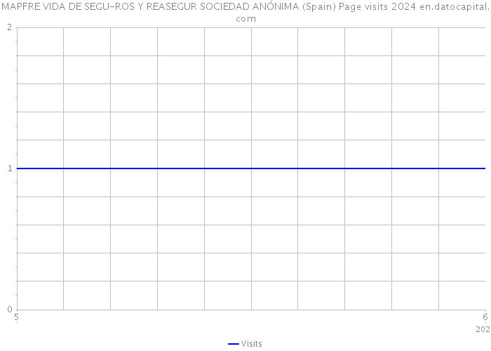 MAPFRE VIDA DE SEGU-ROS Y REASEGUR SOCIEDAD ANÓNIMA (Spain) Page visits 2024 