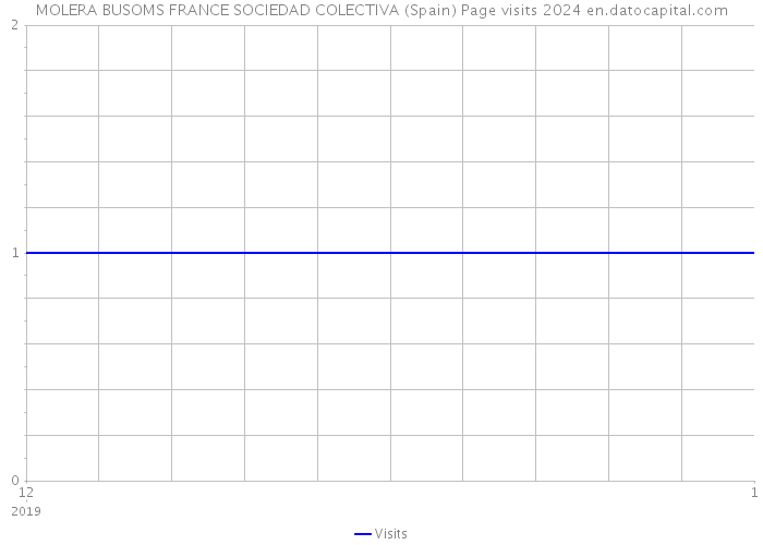 MOLERA BUSOMS FRANCE SOCIEDAD COLECTIVA (Spain) Page visits 2024 