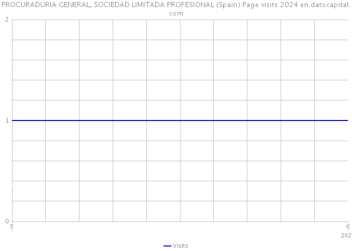 PROCURADURIA GENERAL, SOCIEDAD LIMITADA PROFESIONAL (Spain) Page visits 2024 