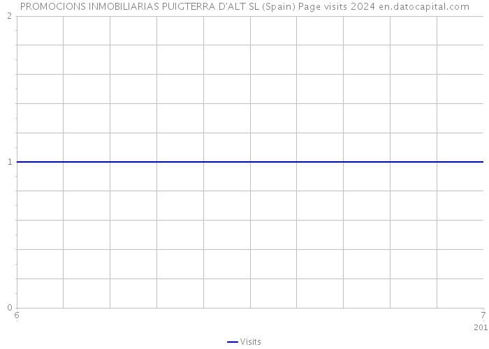 PROMOCIONS INMOBILIARIAS PUIGTERRA D'ALT SL (Spain) Page visits 2024 