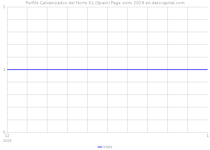 Perfile Galvanizados del Norte S.L (Spain) Page visits 2024 