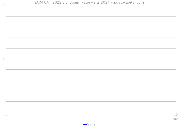 SAIM CAT 2022 S.L (Spain) Page visits 2024 