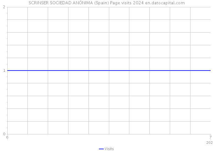 SCRINSER SOCIEDAD ANÓNIMA (Spain) Page visits 2024 