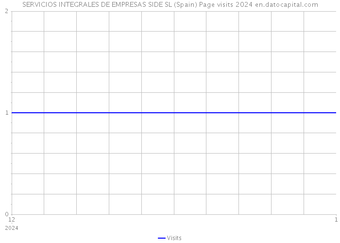 SERVICIOS INTEGRALES DE EMPRESAS SIDE SL (Spain) Page visits 2024 