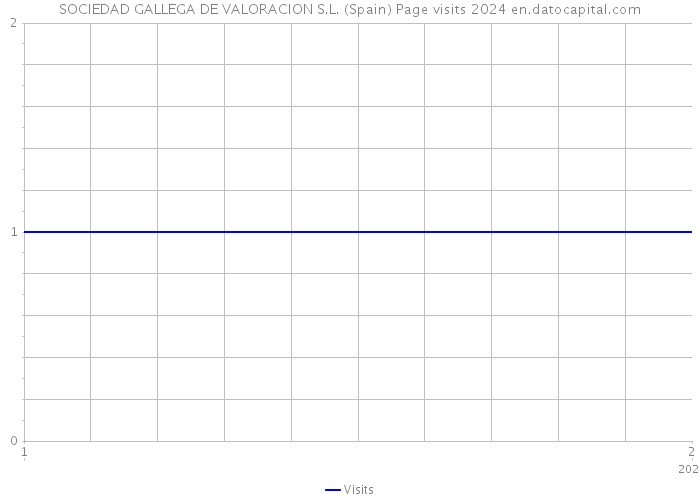 SOCIEDAD GALLEGA DE VALORACION S.L. (Spain) Page visits 2024 