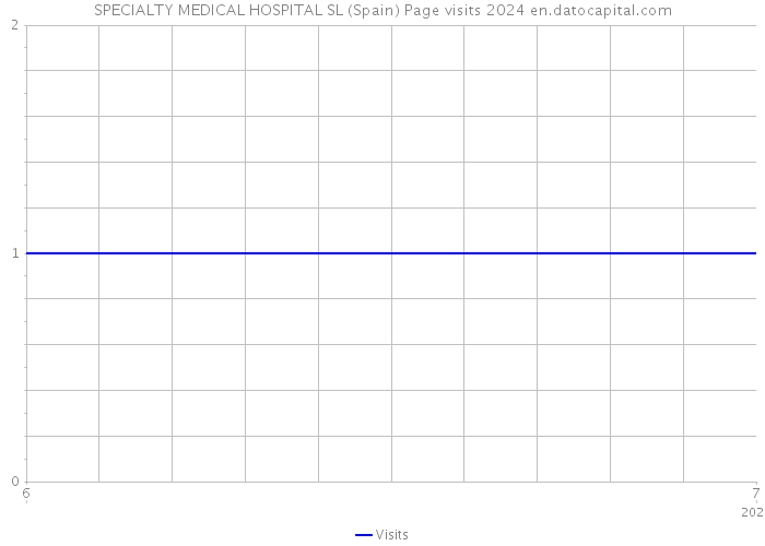 SPECIALTY MEDICAL HOSPITAL SL (Spain) Page visits 2024 