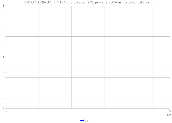TENGO CARBALLO Y OTROS, S.L. (Spain) Page visits 2024 