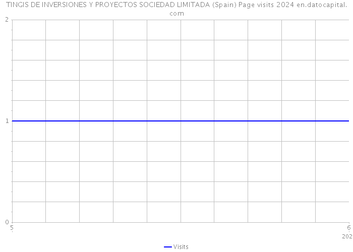 TINGIS DE INVERSIONES Y PROYECTOS SOCIEDAD LIMITADA (Spain) Page visits 2024 