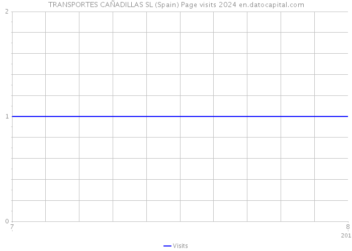 TRANSPORTES CAÑADILLAS SL (Spain) Page visits 2024 
