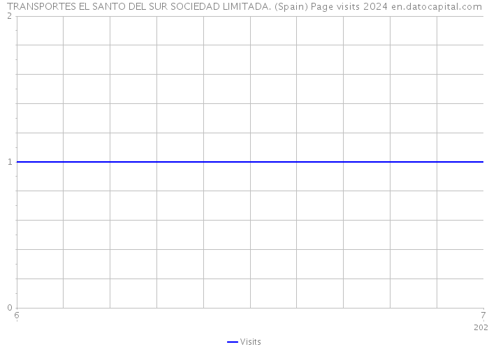 TRANSPORTES EL SANTO DEL SUR SOCIEDAD LIMITADA. (Spain) Page visits 2024 