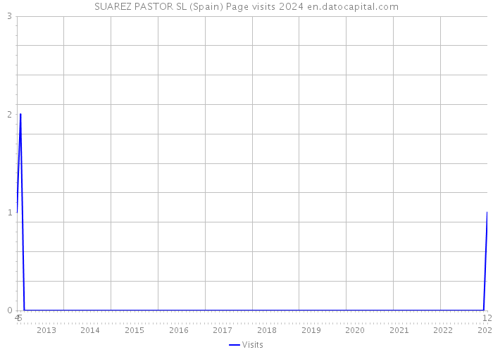 SUAREZ PASTOR SL (Spain) Page visits 2024 