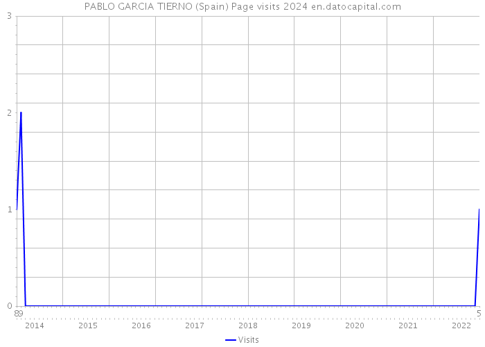 PABLO GARCIA TIERNO (Spain) Page visits 2024 