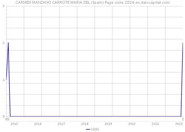 CARMEN MANZANO GARROTE MARIA DEL (Spain) Page visits 2024 