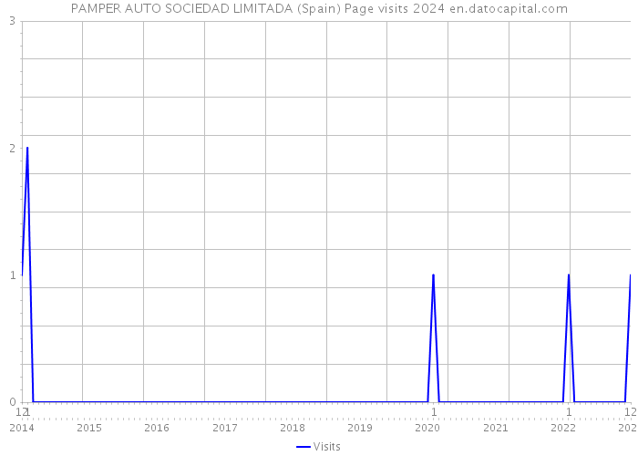 PAMPER AUTO SOCIEDAD LIMITADA (Spain) Page visits 2024 