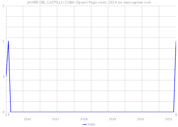 JAVIER DEL CASTILLO COBA (Spain) Page visits 2024 