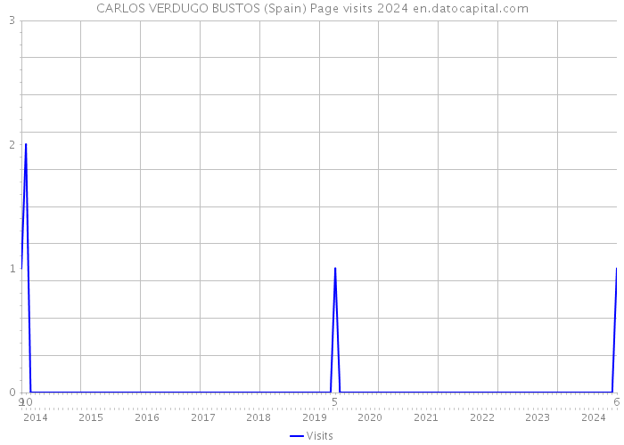 CARLOS VERDUGO BUSTOS (Spain) Page visits 2024 