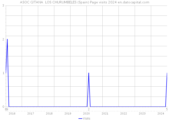 ASOC GITANA LOS CHURUMBELES (Spain) Page visits 2024 