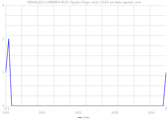 REINALDO CABRERA RUIZ (Spain) Page visits 2024 