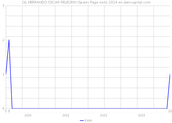 GIL HERRANDO OSCAR PELEGRIN (Spain) Page visits 2024 