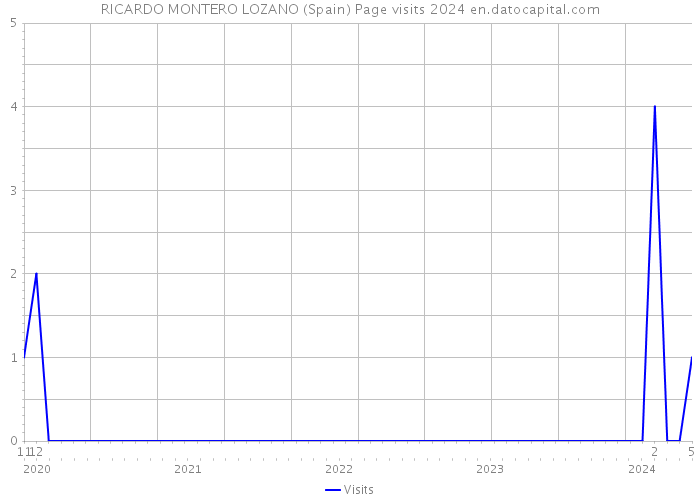 RICARDO MONTERO LOZANO (Spain) Page visits 2024 