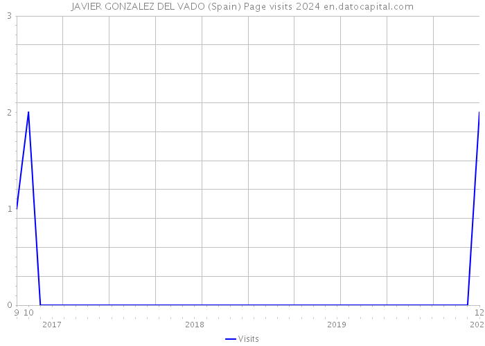 JAVIER GONZALEZ DEL VADO (Spain) Page visits 2024 