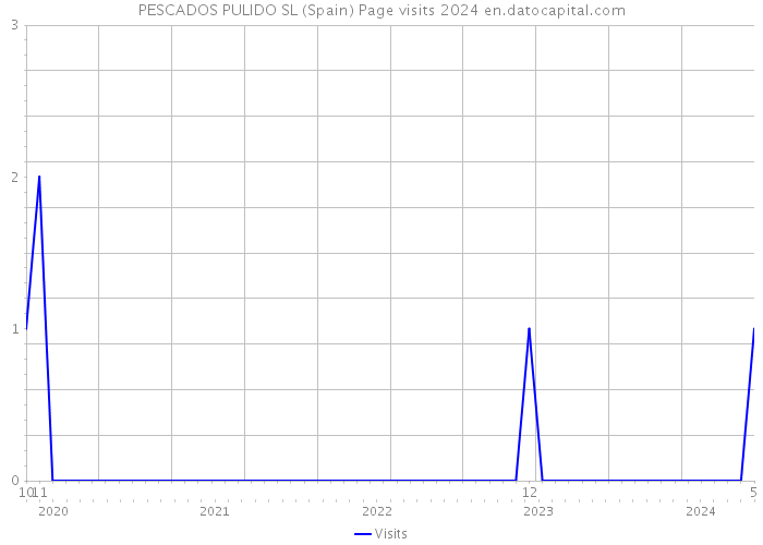 PESCADOS PULIDO SL (Spain) Page visits 2024 