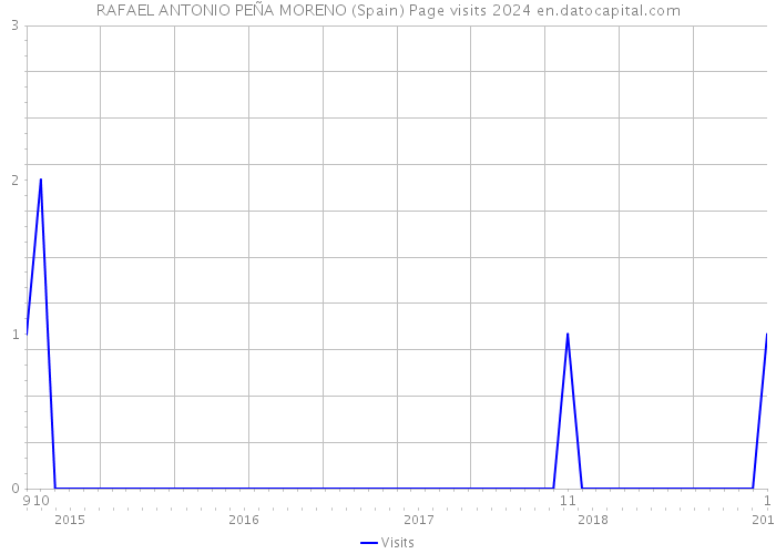 RAFAEL ANTONIO PEÑA MORENO (Spain) Page visits 2024 