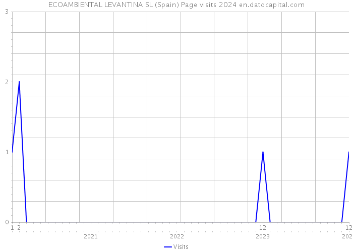 ECOAMBIENTAL LEVANTINA SL (Spain) Page visits 2024 